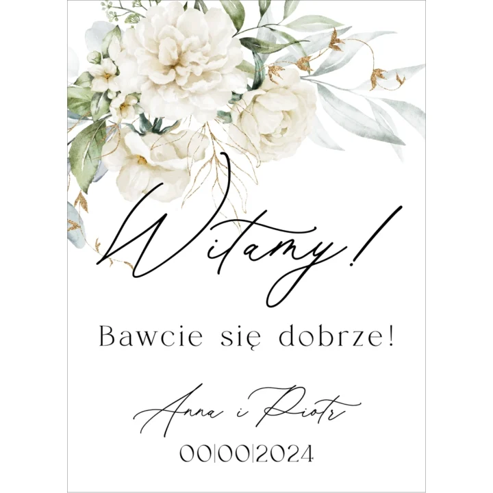 Tablica powitalna Misty w71, rozmiar do wyboru