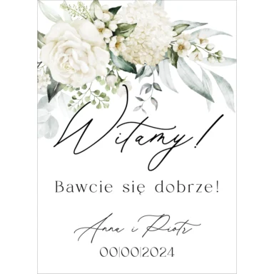 Tablica powitalna Misty w73, rozmiar do wyboru