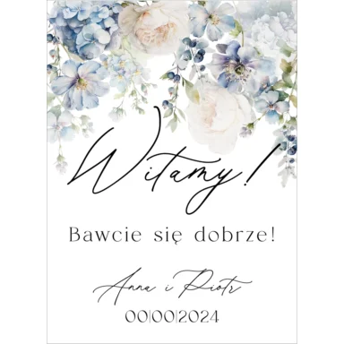 Tablica powitalna Misty w82, rozmiar do wyboru