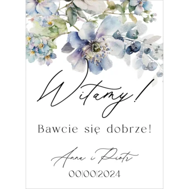 Tablica powitalna Misty w83, rozmiar do wyboru
