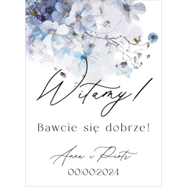 Tablica powitalna Misty w84, rozmiar do wyboru