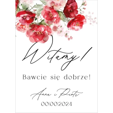 Tablica powitalna Misty w87, rozmiar do wyboru