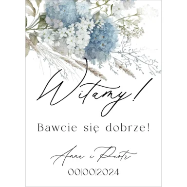 Tablica powitalna Misty w89, rozmiar do wyboru