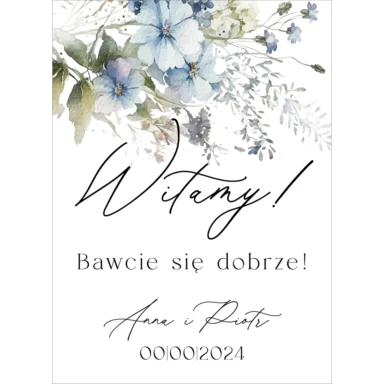 Tablica powitalna Misty w90, rozmiar do wyboru