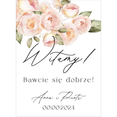 Tablica powitalna Misty w91, rozmiar do wyboru