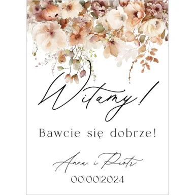 Tablica powitalna Misty w92, rozmiar do wyboru