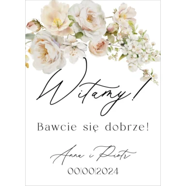 Tablica powitalna Misty w99, rozmiar do wyboru