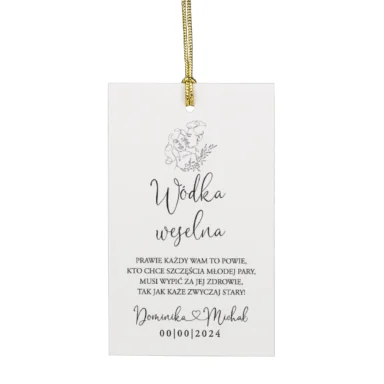 Zawieszki do zaproszeń z kalką i nitem w101