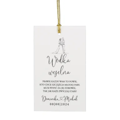 Zawieszki do zaproszeń z kalką i nitem w104