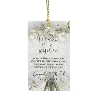 Zawieszki do zaproszeń z kalką i nitem w11