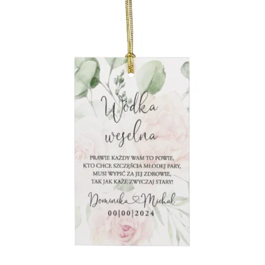 Zawieszki do zaproszeń z kalką i nitem w110