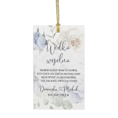 Zawieszki do zaproszeń z kalką i nitem w117
