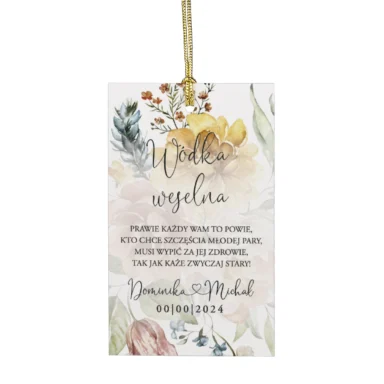 Zawieszki do zaproszeń z kalką i nitem w119