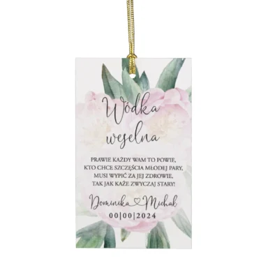 Zawieszki do zaproszeń z kalką i nitem w121