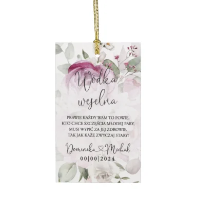 Zawieszki do zaproszeń z kalką i nitem w122