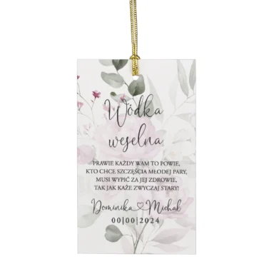 Zawieszki do zaproszeń z kalką i nitem w124