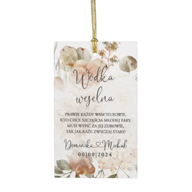 Zawieszki do zaproszeń z kalką i nitem w125