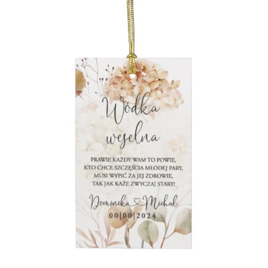 Zawieszki do zaproszeń z kalką i nitem w126