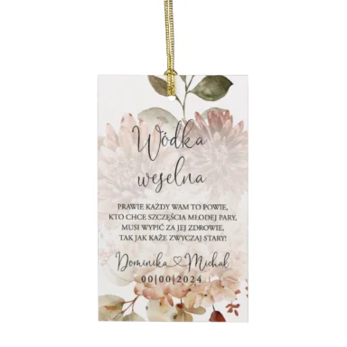 Zawieszki do zaproszeń z kalką i nitem w127