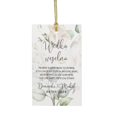 Zawieszki do zaproszeń z kalką i nitem w129