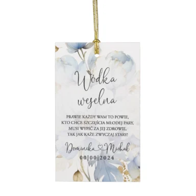 Zawieszki do zaproszeń z kalką i nitem w133