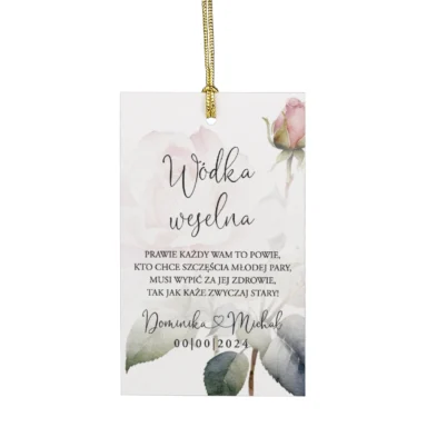 Zawieszki do zaproszeń z kalką i nitem w135