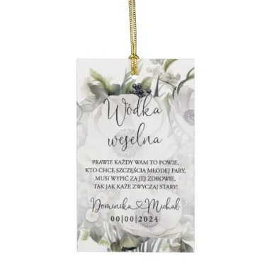 Zawieszki do zaproszeń z kalką i nitem w14
