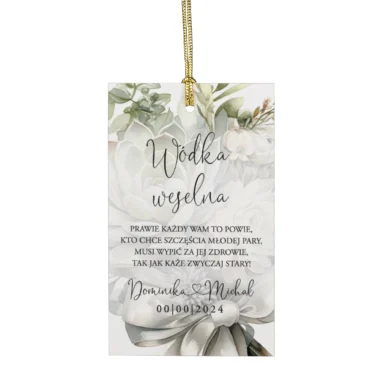 Zawieszki do zaproszeń z kalką i nitem w16