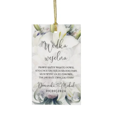 Zawieszki do zaproszeń z kalką i nitem w24