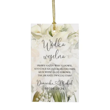 Zawieszki do zaproszeń z kalką i nitem w25