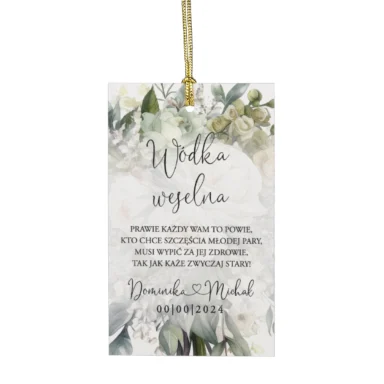 Zawieszki do zaproszeń z kalką i nitem w26