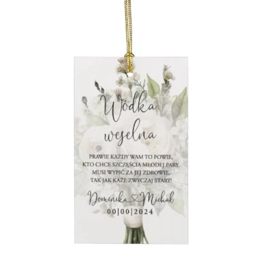 Zawieszki do zaproszeń z kalką i nitem w27
