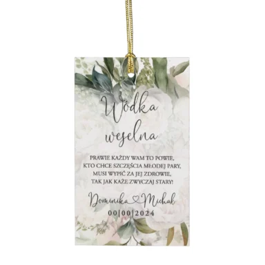 Zawieszki do zaproszeń z kalką i nitem w28