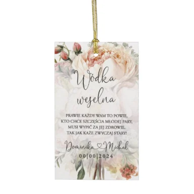 Zawieszki do zaproszeń z kalką i nitem w30