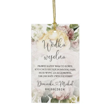 Zawieszki do zaproszeń z kalką i nitem w34