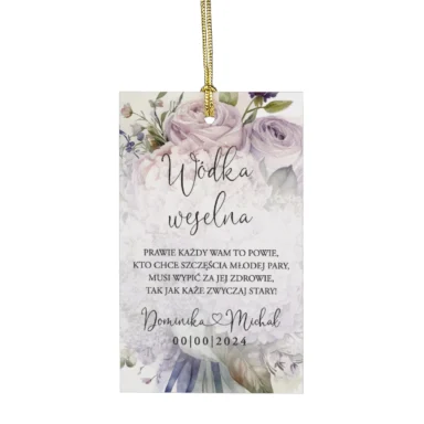 Zawieszki do zaproszeń z kalką i nitem w39