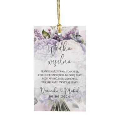 Zawieszki do zaproszeń z kalką i nitem w40