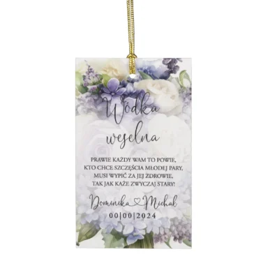 Zawieszki do zaproszeń z kalką i nitem w41