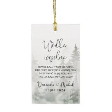 Zawieszki do zaproszeń z kalką i nitem w49