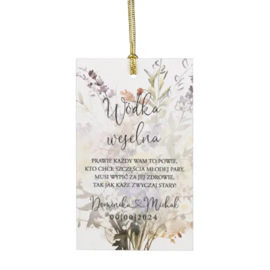 Zawieszki do zaproszeń z kalką i nitem w50