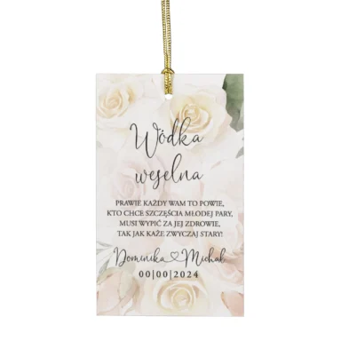 Zawieszki do zaproszeń z kalką i nitem w54