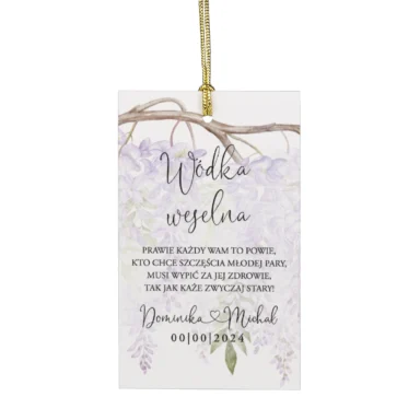 Zawieszki do zaproszeń z kalką i nitem w57