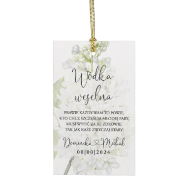 Zawieszki do zaproszeń z kalką i nitem w58