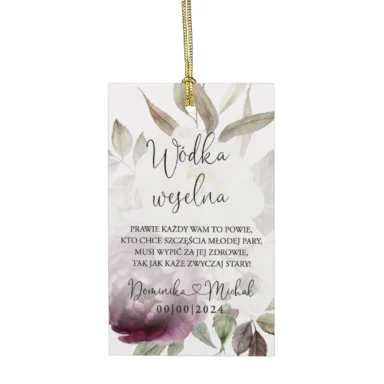 Zawieszki do zaproszeń z kalką i nitem w59