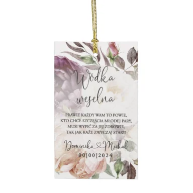 Zawieszki do zaproszeń z kalką i nitem w63