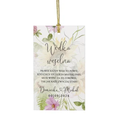 Zawieszki do zaproszeń z kalką i nitem w65