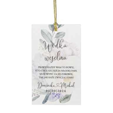 Zawieszki do zaproszeń z kalką i nitem w68