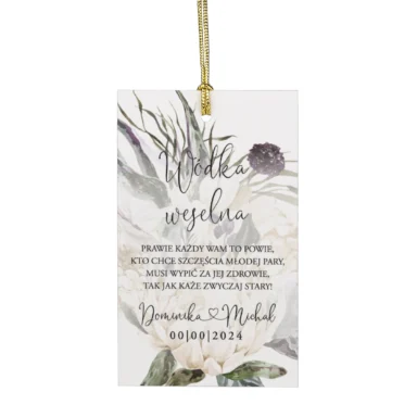 Zawieszki do zaproszeń z kalką i nitem w69