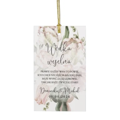 Zawieszki do zaproszeń z kalką i nitem w70