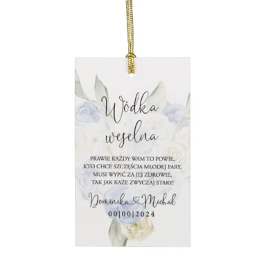 Zawieszki do zaproszeń z kalką i nitem w74